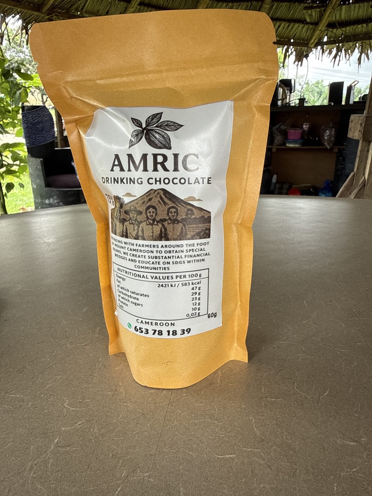 Amric 75% Drinking Chocolate
