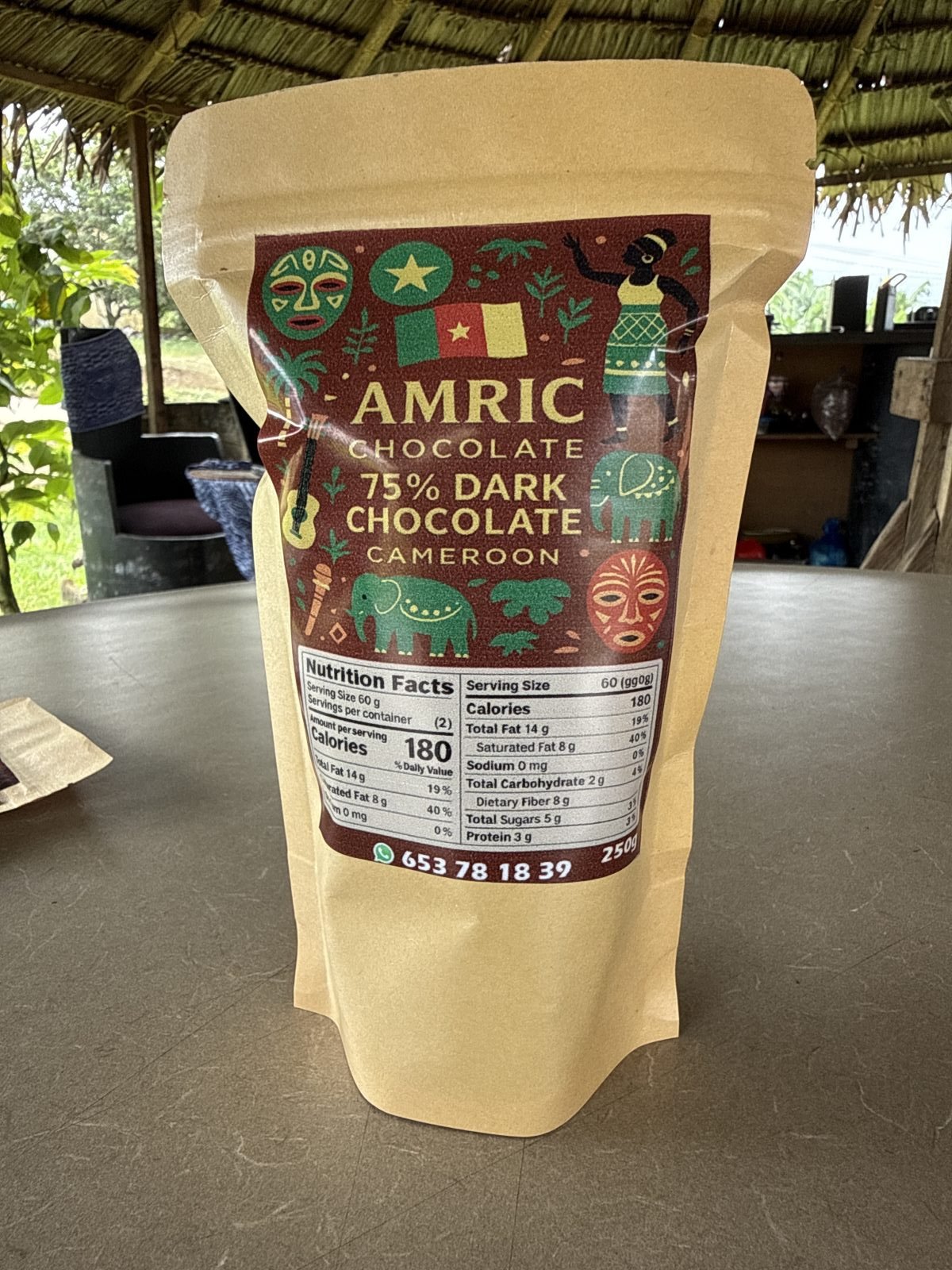 Amric 75% dark bonbon